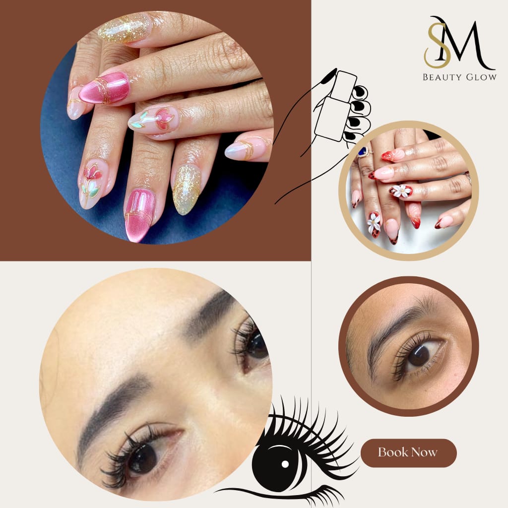 Nail Art & Eyelash Extentsion Murah di SM Beauty Glow